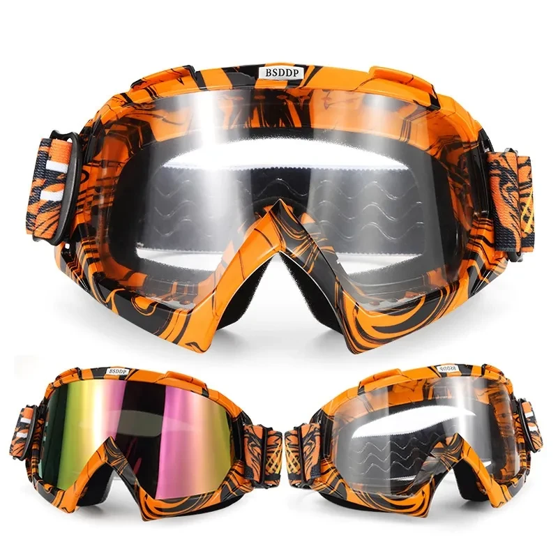 Motorcycle Off-Road Racing Goggles – Windproof Ski & Riding Glasses
