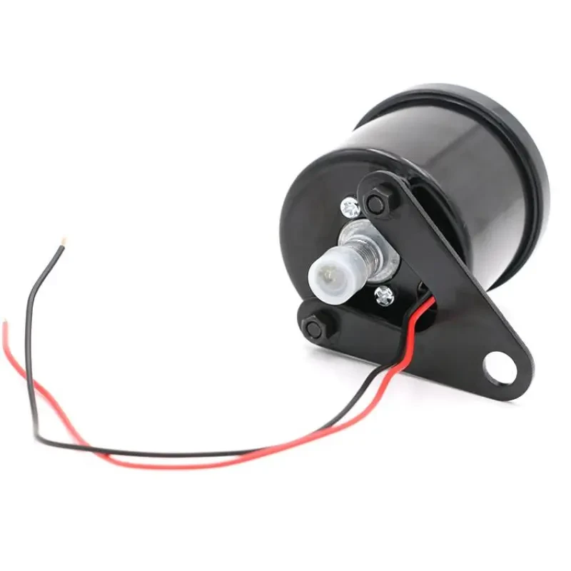 Universal Motorcycle Tachometer Gauge β Chrome Iron Black
