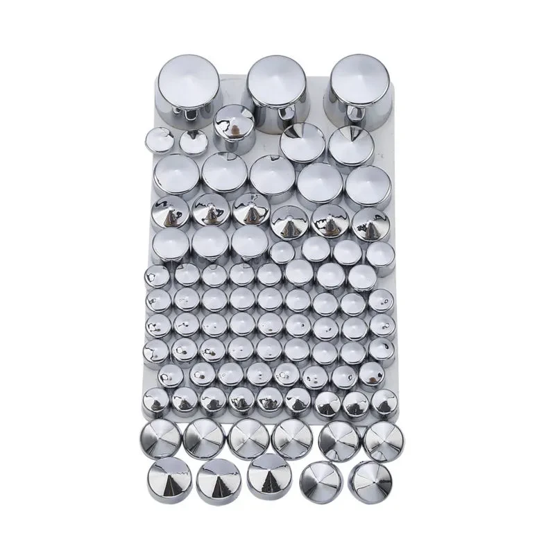 87pcs Chrome ABS Bolt Cover Set for Harley Softail Twin Cam 84-06
