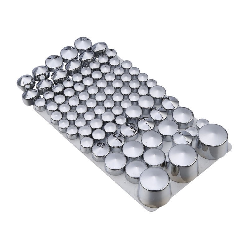 87pcs Chrome ABS Bolt Cover Set for Harley Softail Twin Cam 84-06