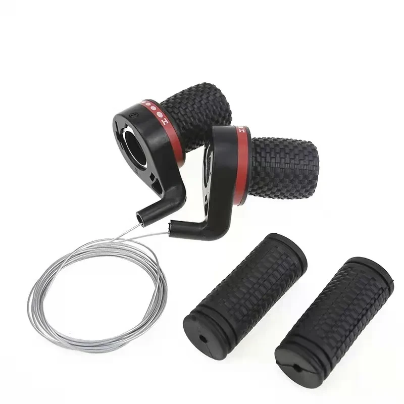 MTB Rotary Shifter Set with Cables & Grips – 18/21 Speed Bikes