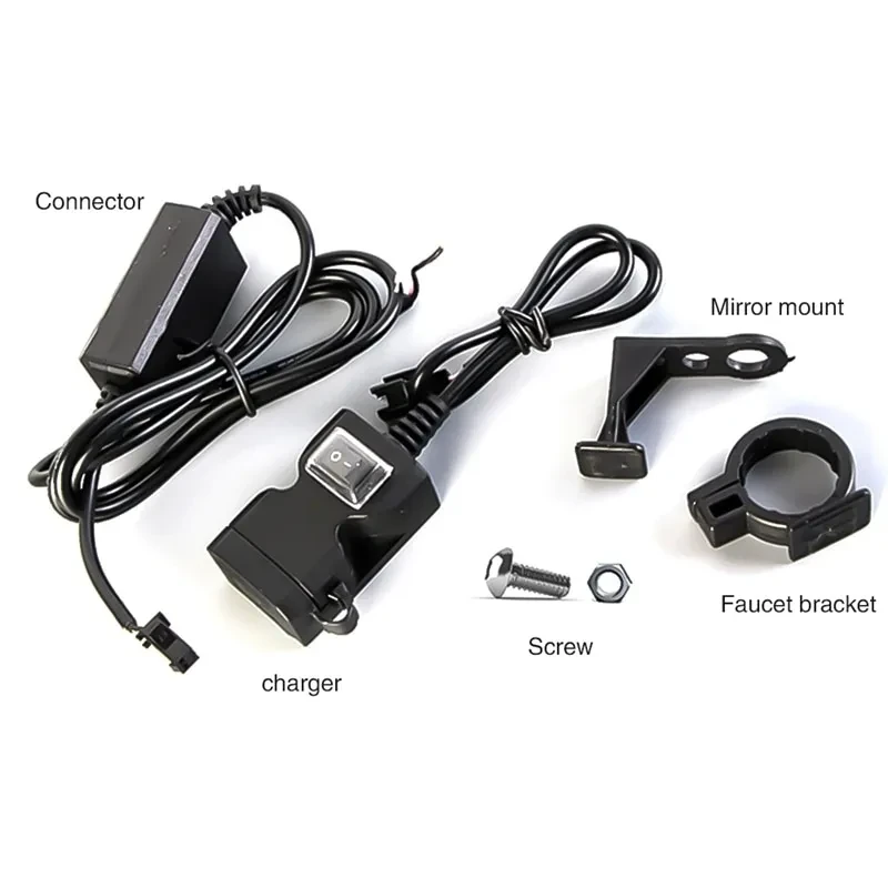 TurboVolt Dual USB Bike Charger β 12V Waterproof Motorcycle Charging Dock