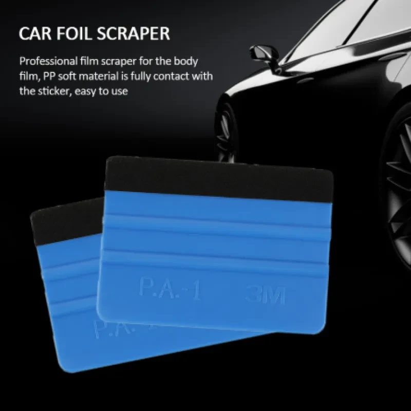 Blue Automotive Film Scraper | Car Vinyl Wrap Sticker Tool