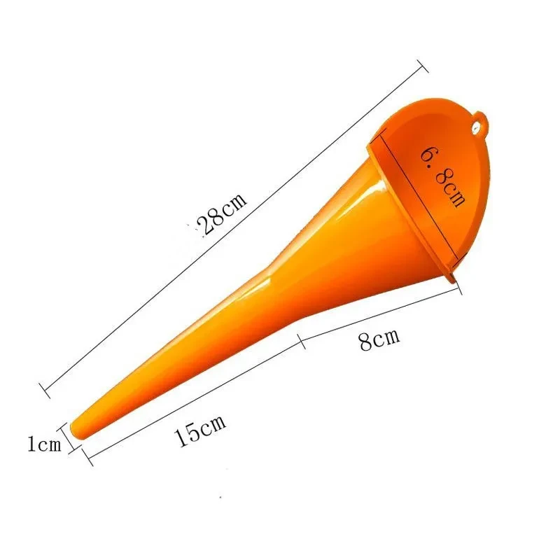 Long Mouth Plastic Oil Funnel β Motorcycle & Car Fueling Tool