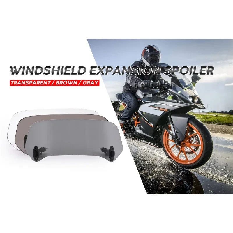 Universal Bike Screen Extender – Adjustable Touring Airflow Shield