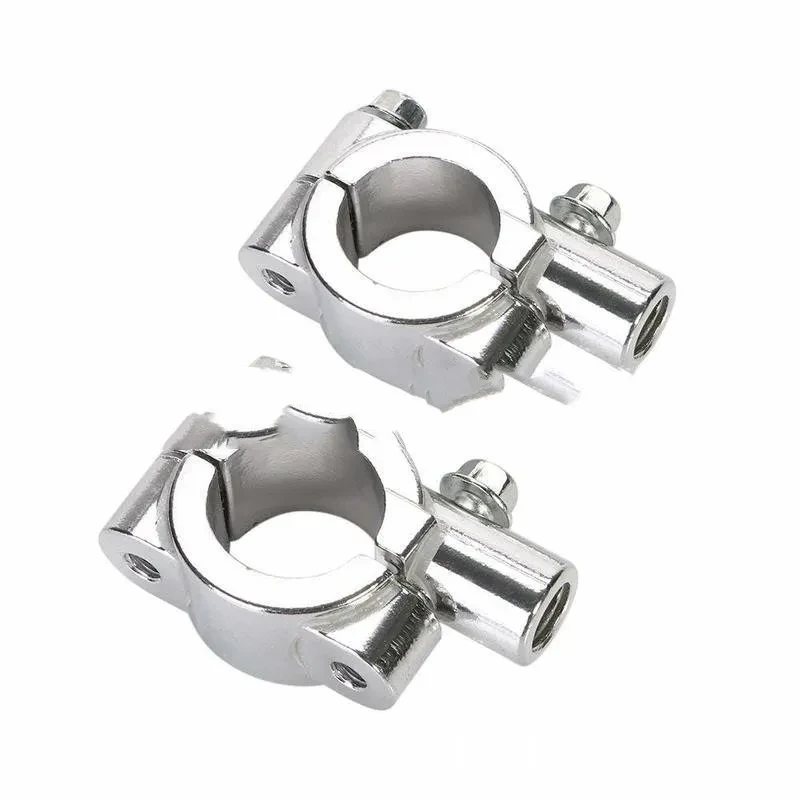 Two-Wheeler Side Vision Glass Holder – Alloy Mounting Bracket