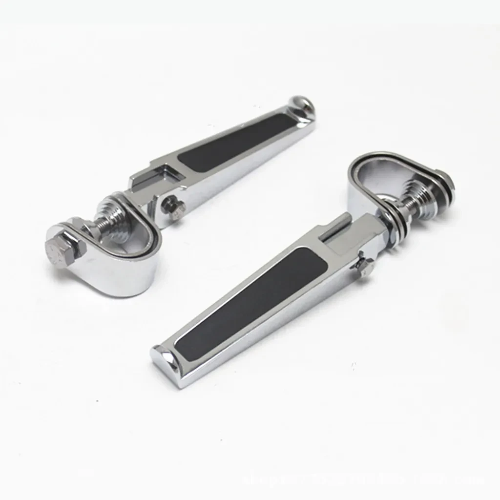 Electroplated Bike Foot Bar – Rubber Grip Alloy Peg
