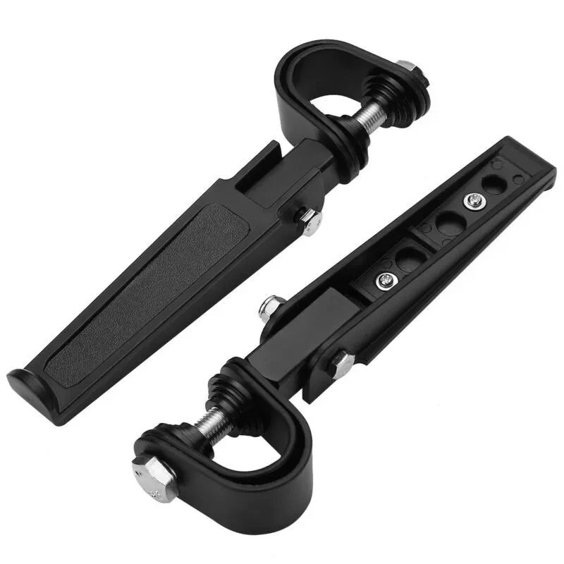 Electroplated Bike Foot Bar – Rubber Grip Alloy Peg