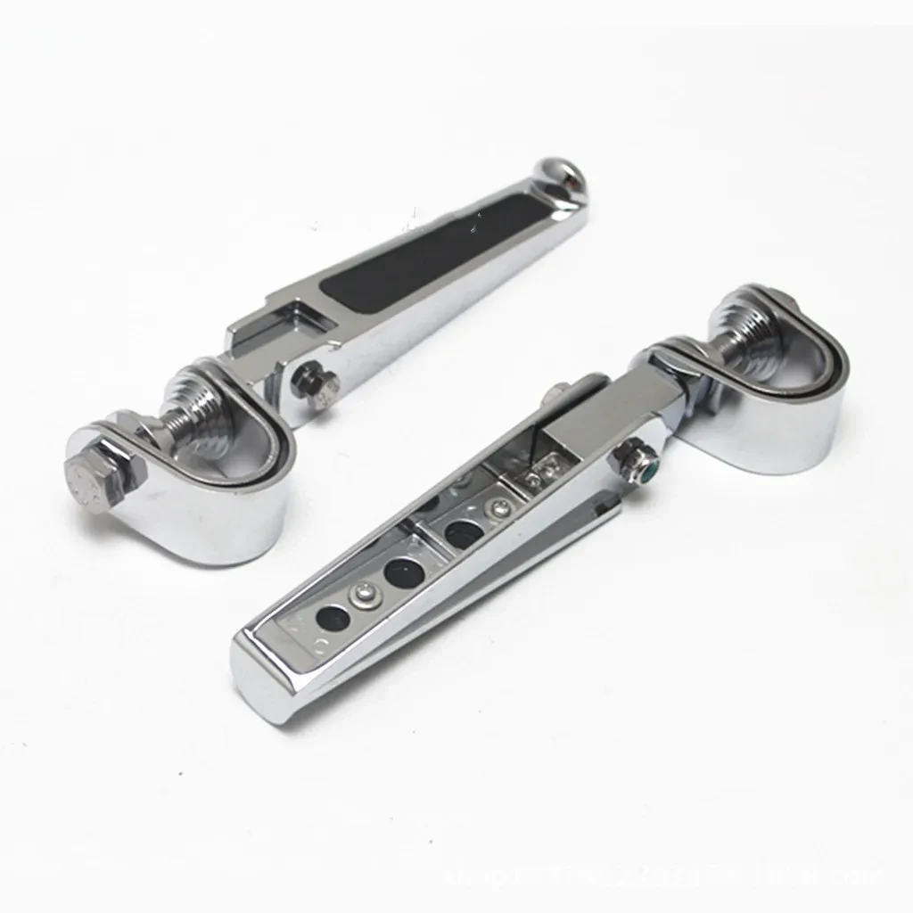 Electroplated Bike Foot Bar – Rubber Grip Alloy Peg