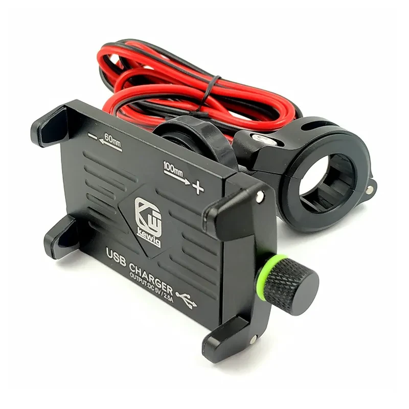 RidePro Alloy Phone Clamp – Secure Bike Mount with Fast Charge Port