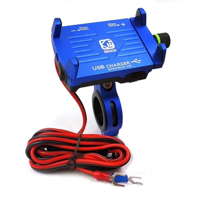 RidePro Alloy Phone Clamp – Secure Bike Mount with Fast Charge Port