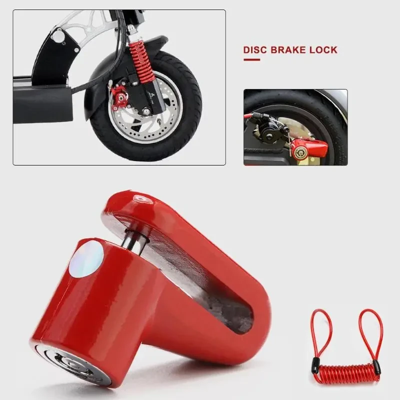 Wheel Guard Security Clamp – Heavy Duty Rotor Lock for E-Scooters & Bikes