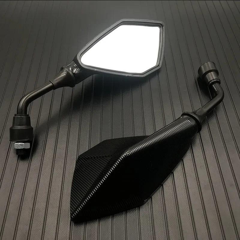 VisionPro Side Mirrors β Universal 10mm Motorcycle Handlebar Pair
