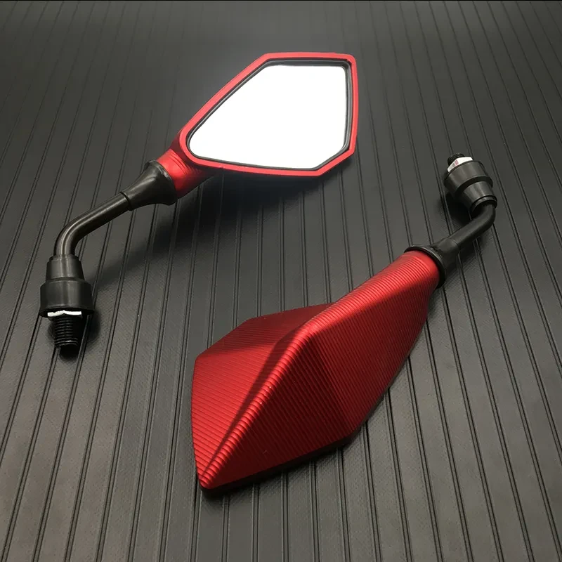 VisionPro Side Mirrors β Universal 10mm Motorcycle Handlebar Pair