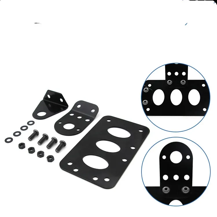 Retro Alloy Side Tail Lamp β Custom License Bracket for Motorcycles