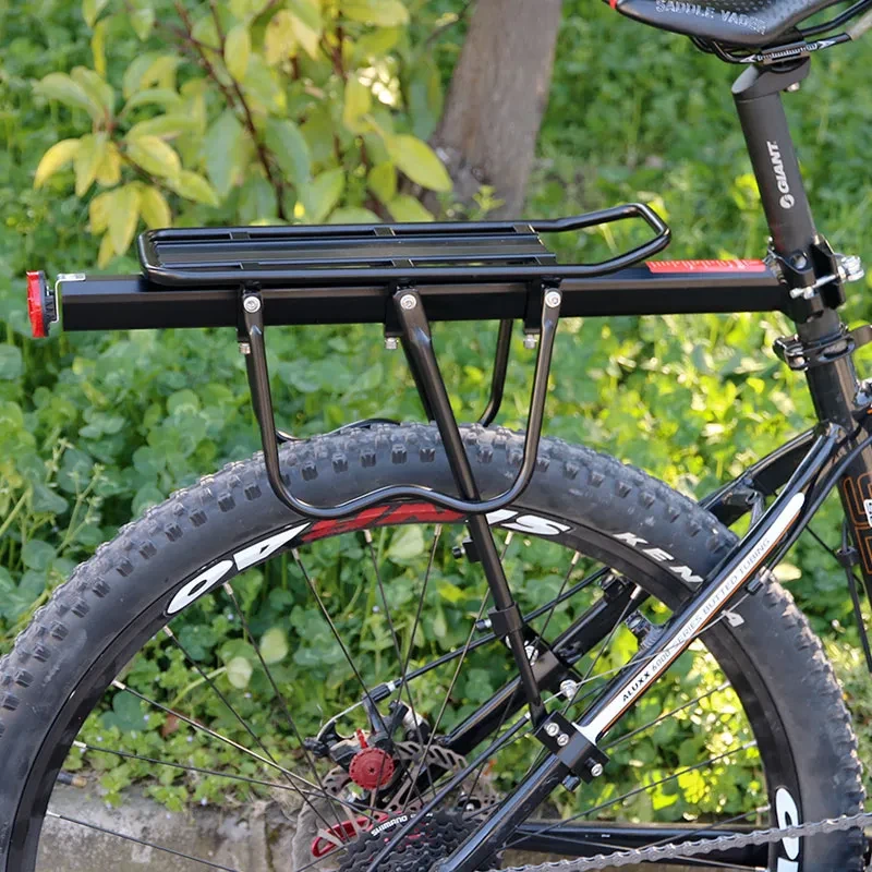 Adjustable Bike Cargo Rack – Heavy-Duty Alloy Rear Carrier 50kg Load