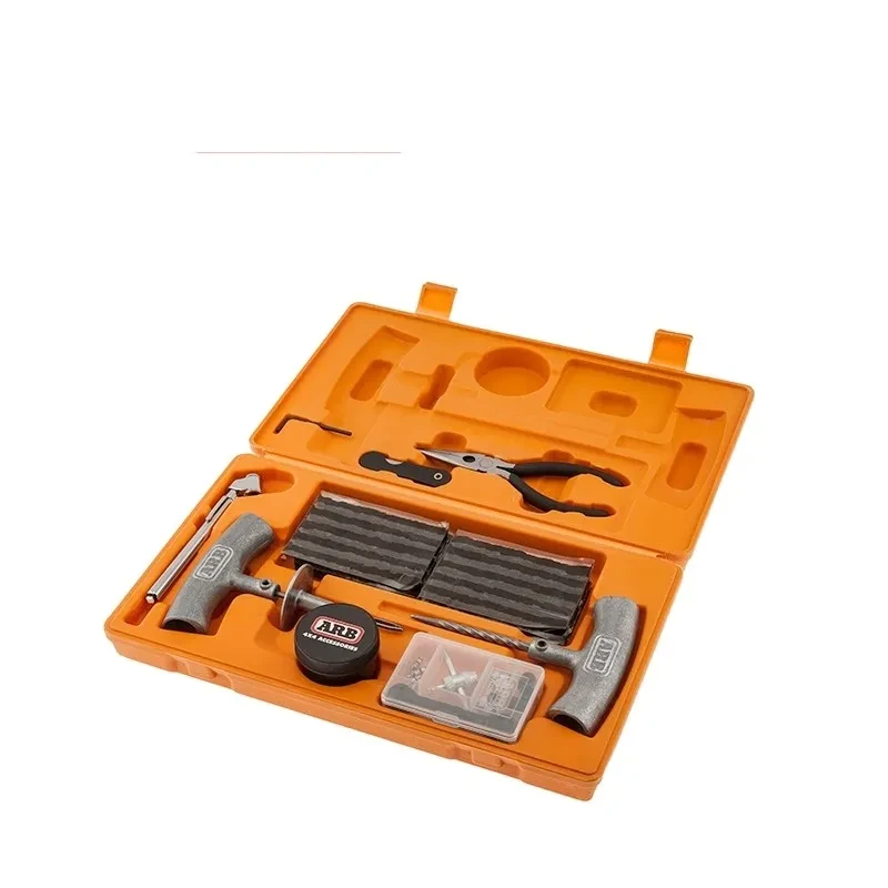 Off-Road Tire Plug Kit with Portable Repair Tools & Case