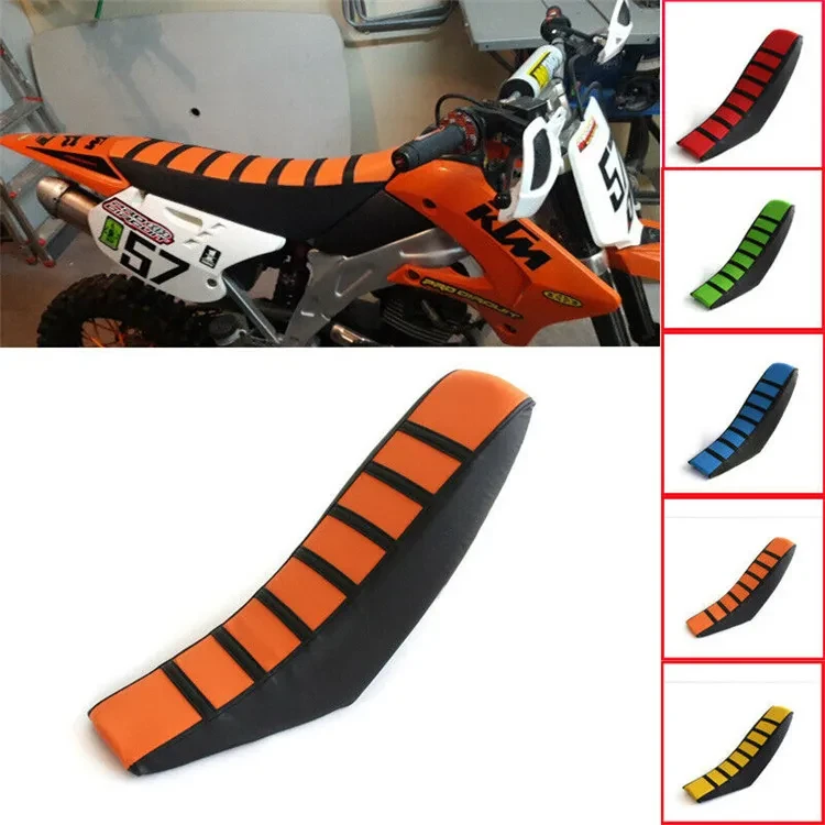 Durable PVC Leather Dual Saddle Pad for Dirt & Trail Bikes
