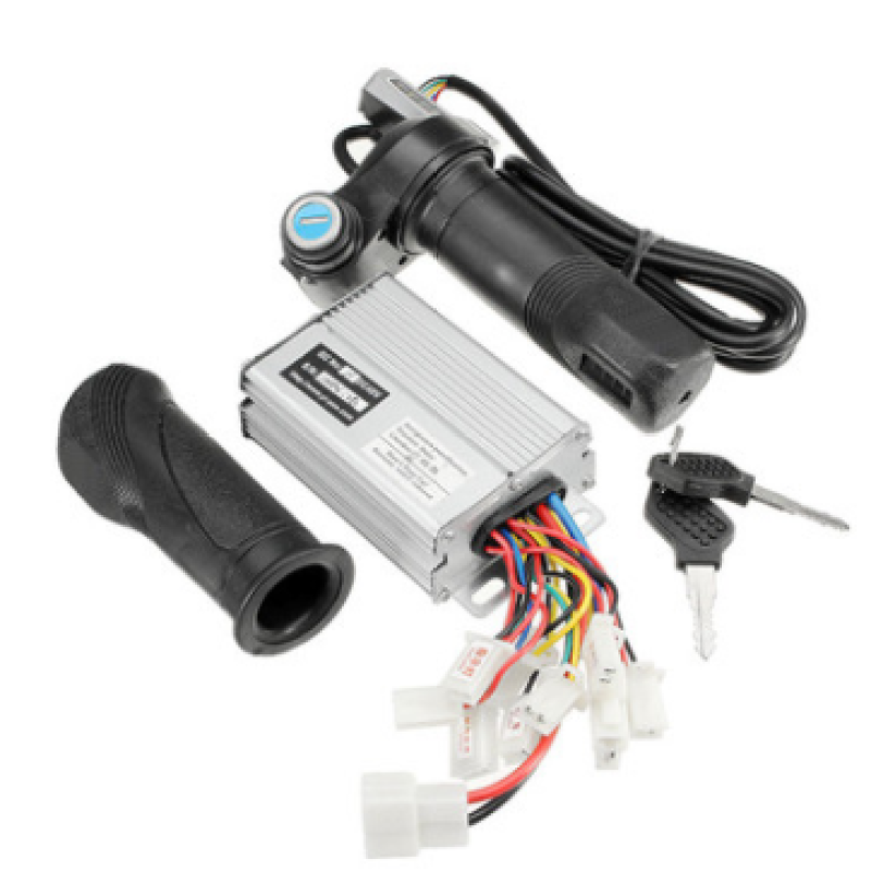 48V 1000W E-Bike Power Controller Kit with Twist Handle Set