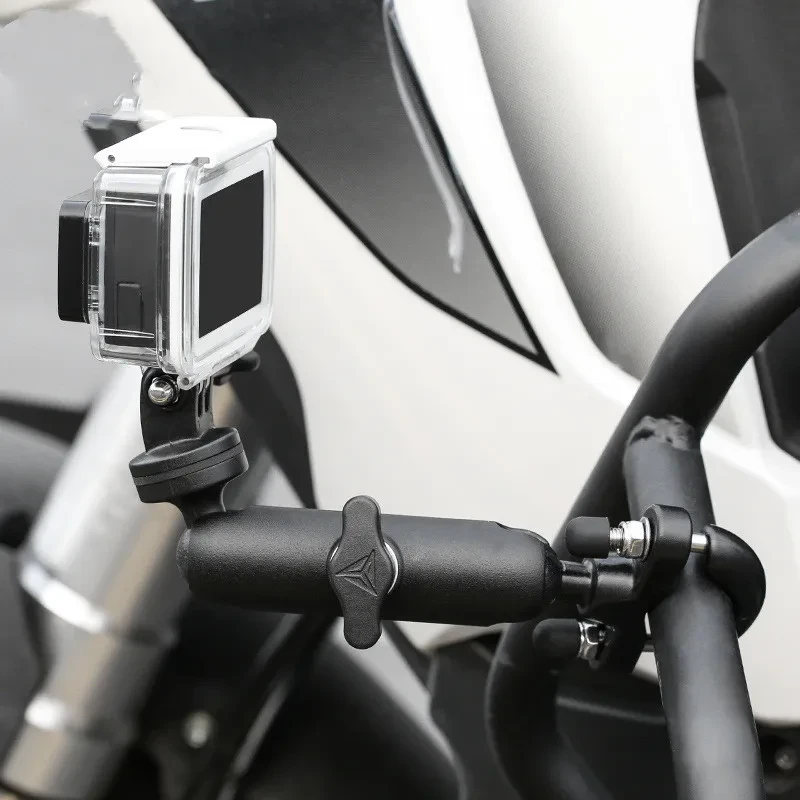 Motorbike Camera Mount with Adjustable Action Arm Holder