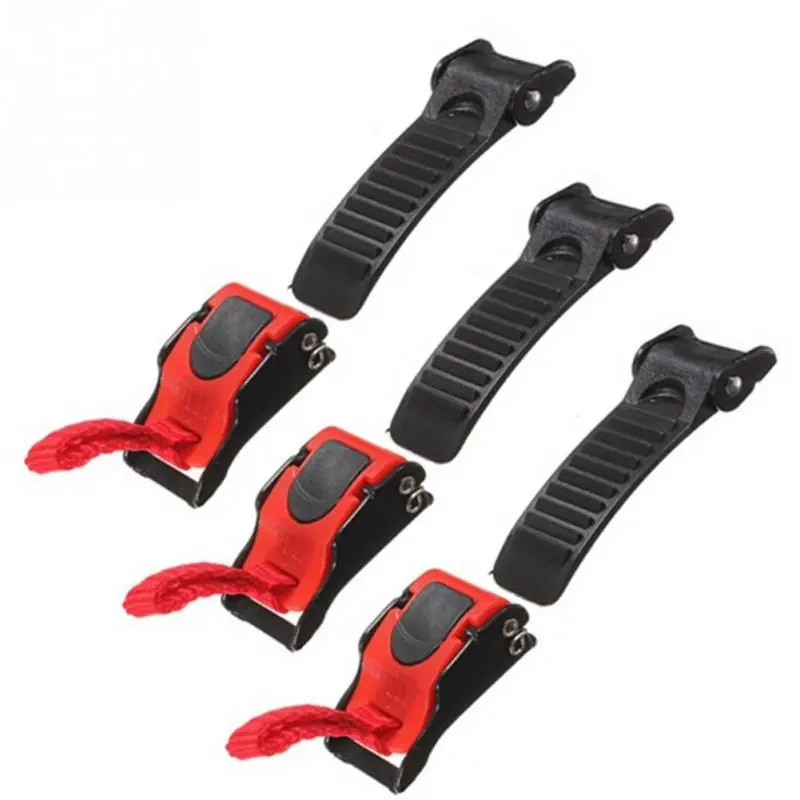 3-Pack Helmet Fast Lock Clips for Motorbike & ATV Safety Gear