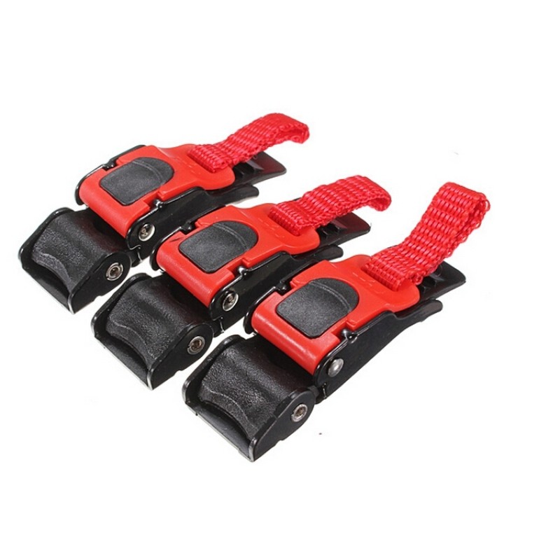 3-Pack Helmet Fast Lock Clips for Motorbike & ATV Safety Gear