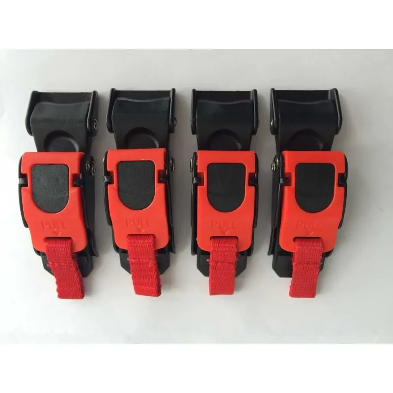 3-Pack Helmet Fast Lock Clips for Motorbike & ATV Safety Gear