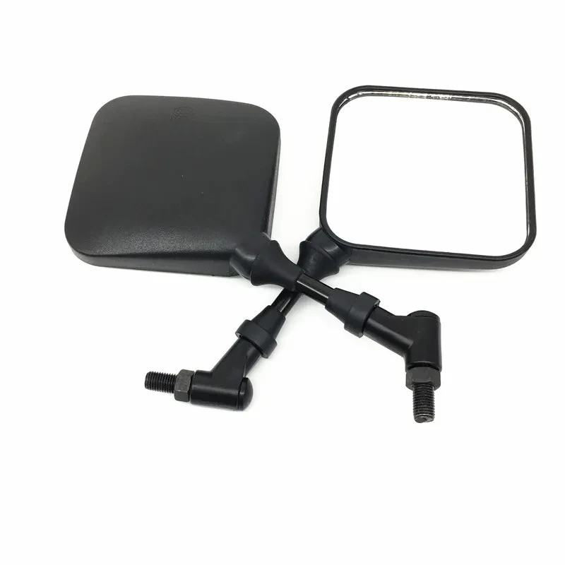 ReflectoX Pro – Square Convex Rearview Mirror for Motorcycles