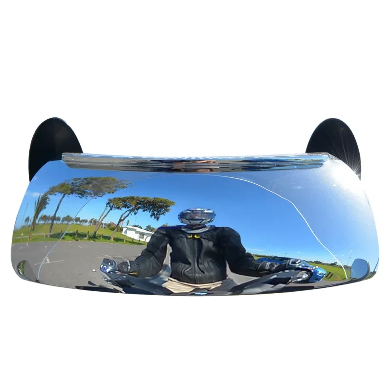 PanoraView 180° – Universal Motorcycle Safety Blind Spot Mirror