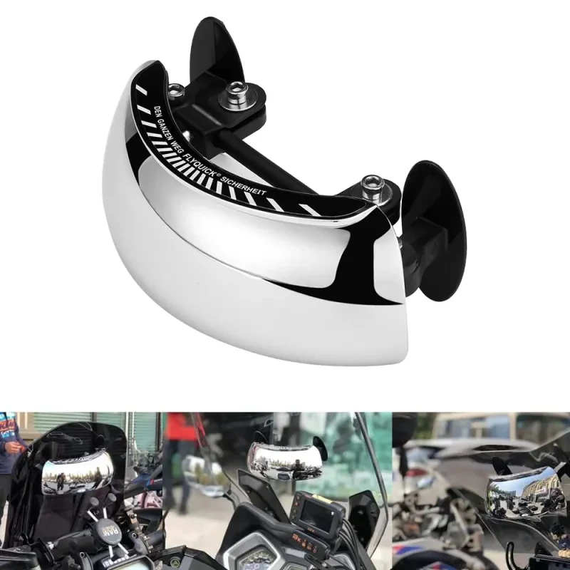 PanoraView 180° – Universal Motorcycle Safety Blind Spot Mirror