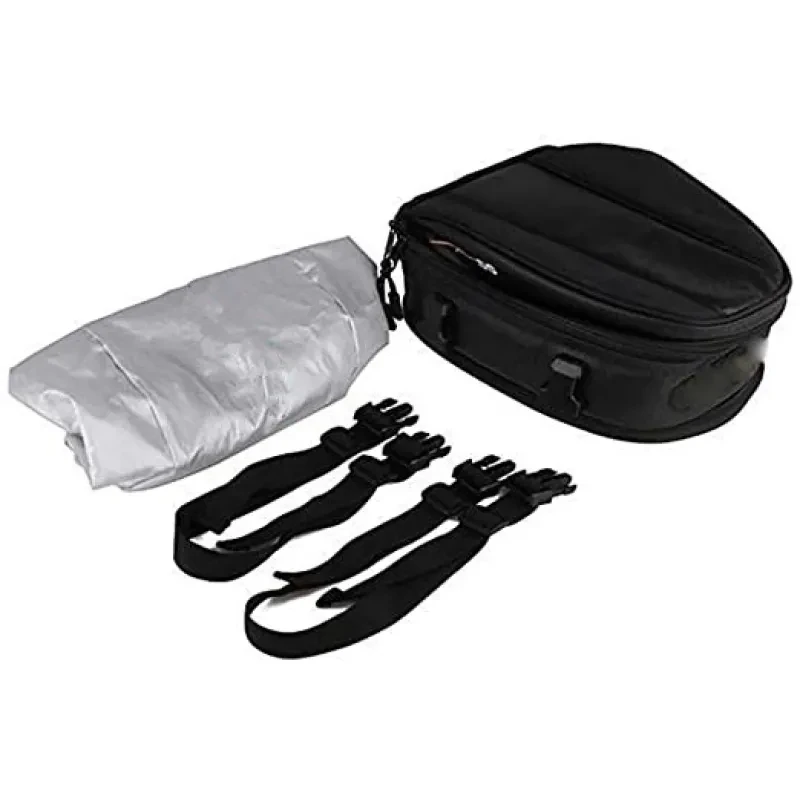 RideCarry Pro – PU Leather Motorcycle Rear Seat Tail Bag