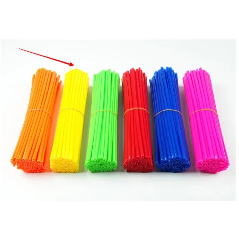 Motorcycle Wheel Spoke Wraps – Colorful Rim Protector Tubes