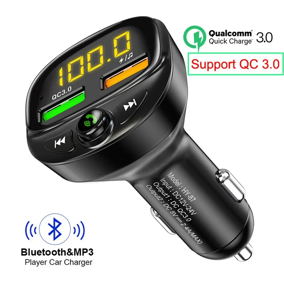 AudioLink Pro – Bluetooth 5.0 Car Receiver with FM & QC3.0