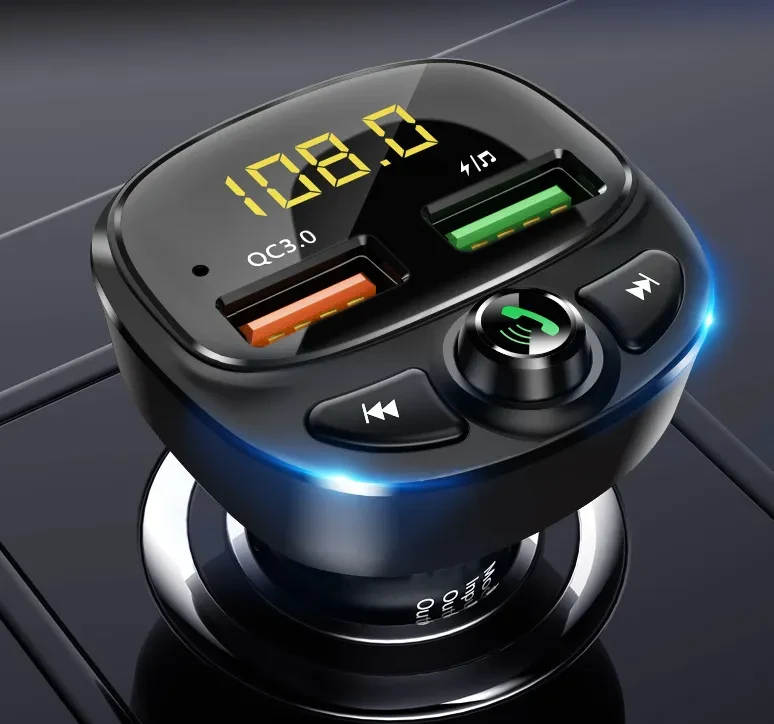 AudioLink Pro – Bluetooth 5.0 Car Receiver with FM & QC3.0
