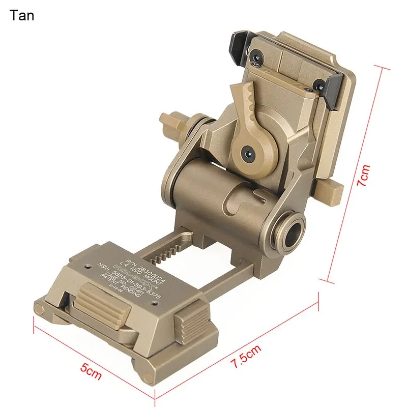 TactaMount L4 – Metal Alloy NVG Fast Helmet Base Bracket