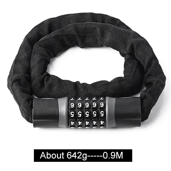 SteelGuard Pro – Heavy-Duty Anti-Theft Chain Lock for Bikes
