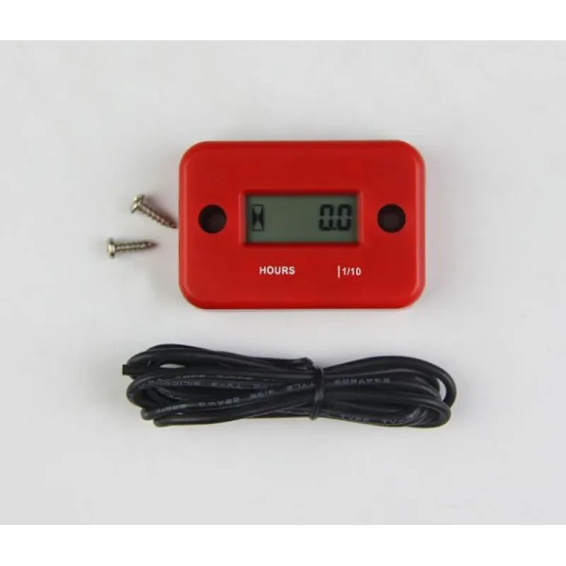 Universal Digital Engine Hour Counter | Waterproof LCD Inductive Gauge