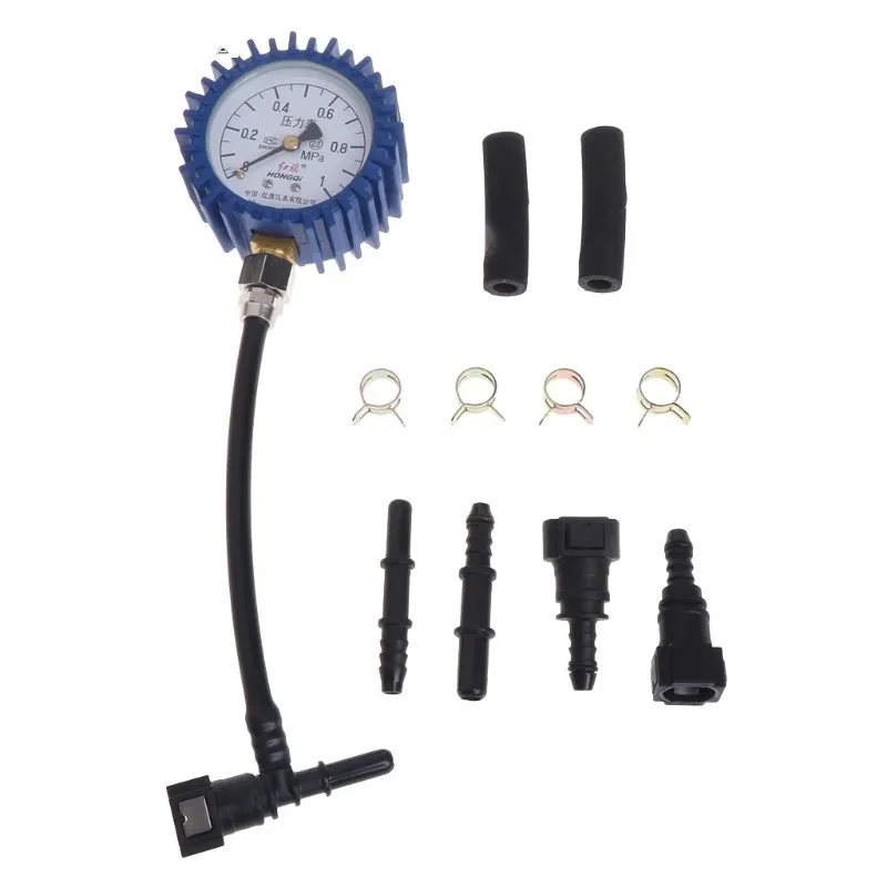 Fuel Line Pressure Tester Kit | Motorcycle & Car Diagnostic Gauge
