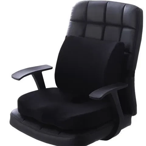 ErgoFluff Cushion Duo | Soft Back and Seat Support for Comfort