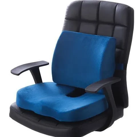 ErgoFluff Cushion Duo | Soft Back and Seat Support for Comfort