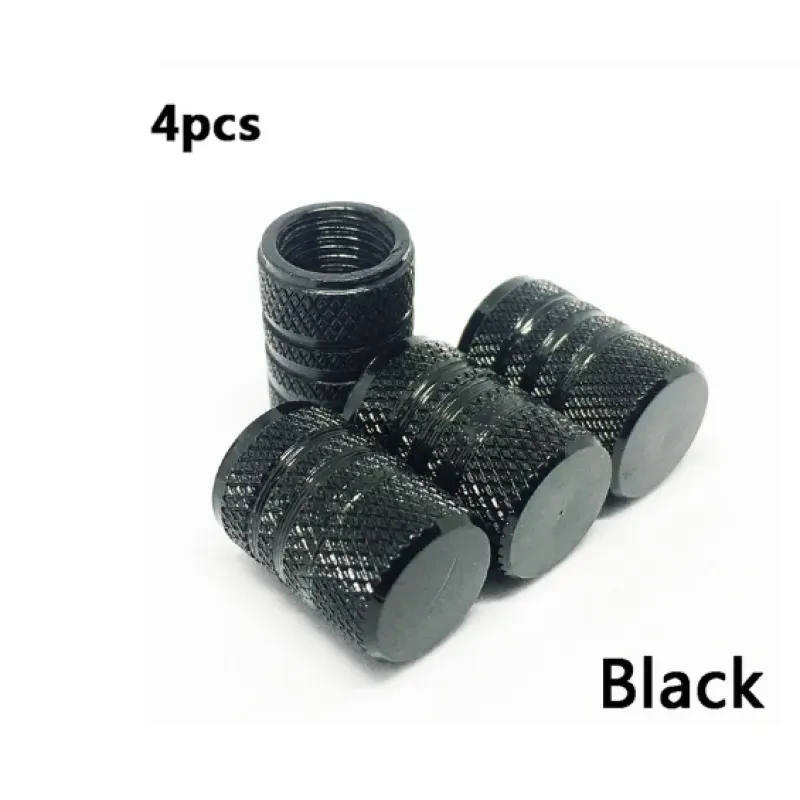 AeroCap Bike Valve Covers | Knurled Aluminum Air Nozzle Caps