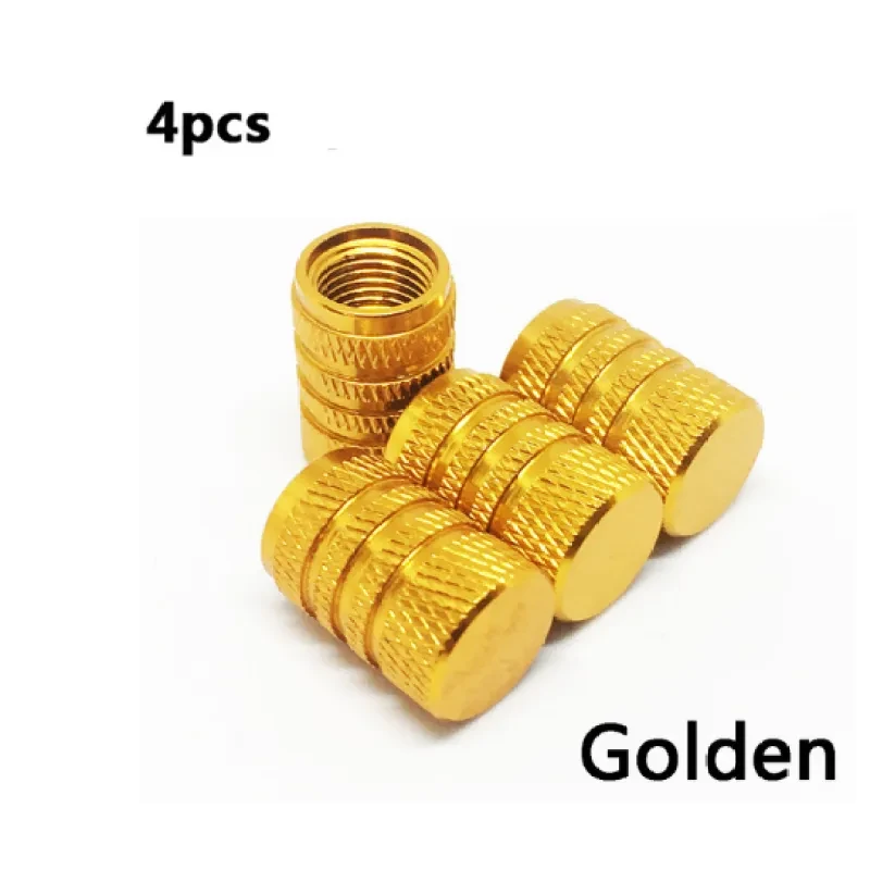 AeroCap Bike Valve Covers | Knurled Aluminum Air Nozzle Caps