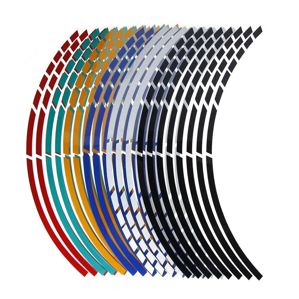ReflectaGrip 18" Rim Decal Set | PVC Reflective Wheel Accent Stickers
