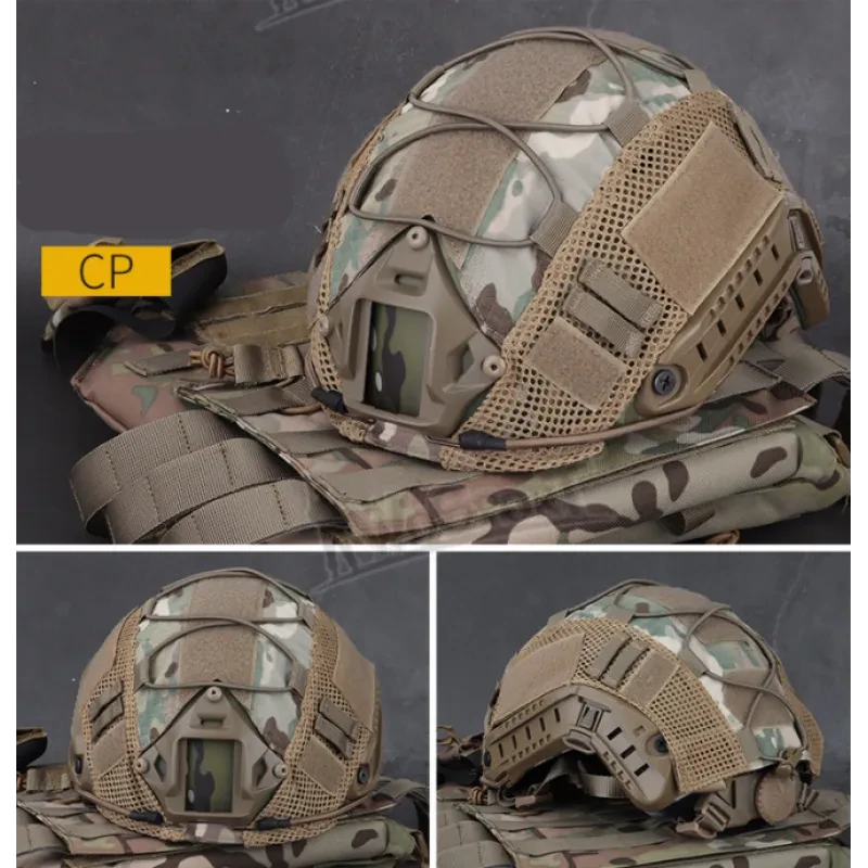 TactiCover Helmet Wrap | Nylon Camouflage Shell for M/L Helmets