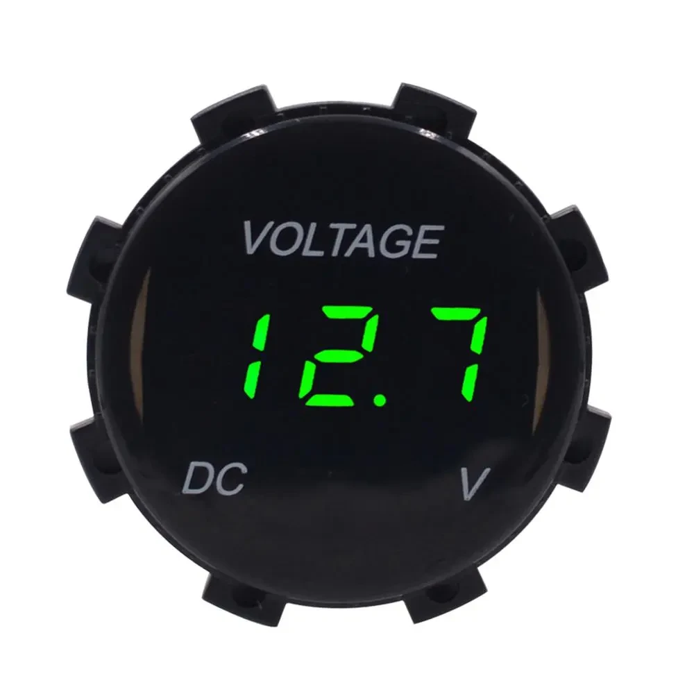 VoltMate LED Gauge | Waterproof Digital Voltage Display 6–30V