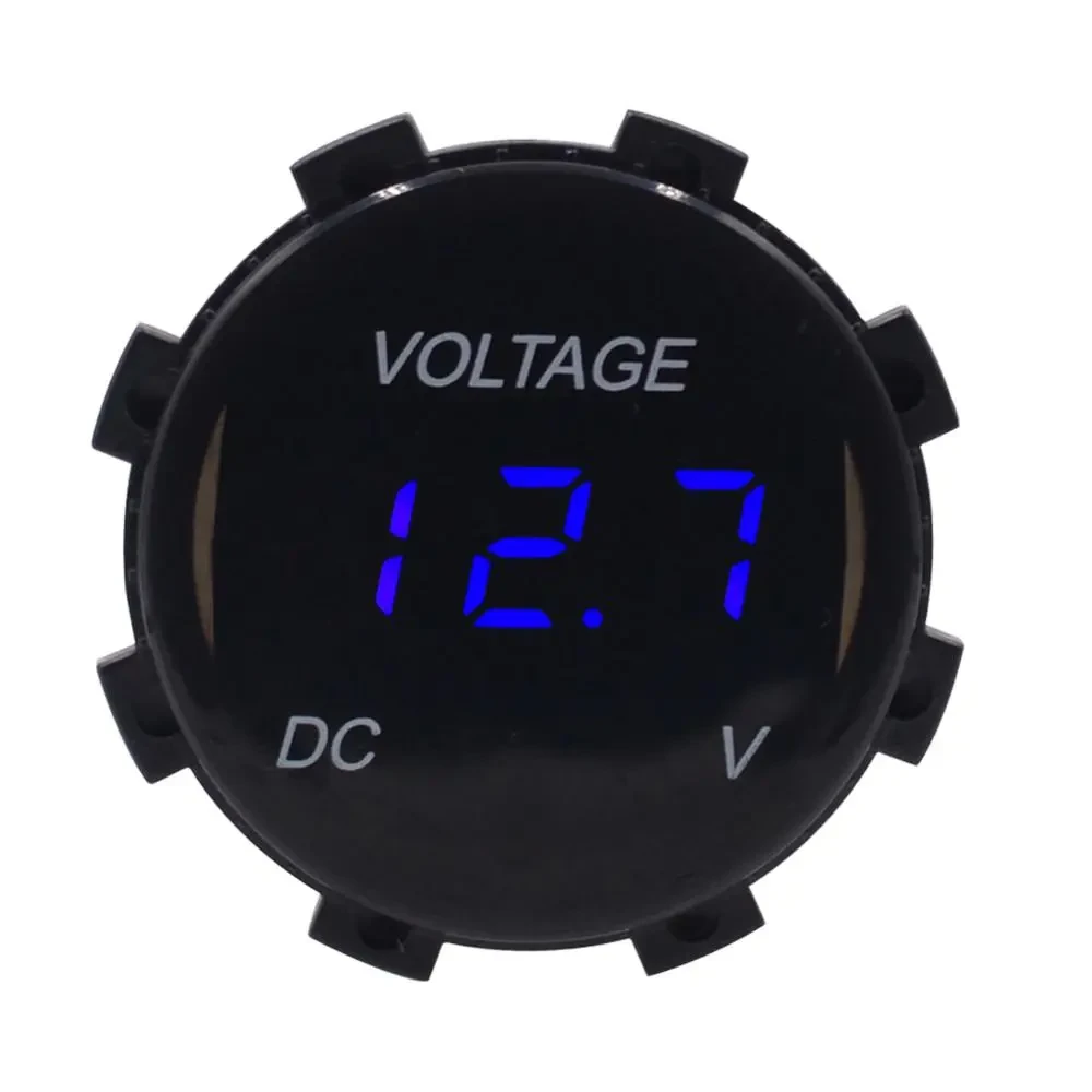 VoltMate LED Gauge | Waterproof Digital Voltage Display 6–30V