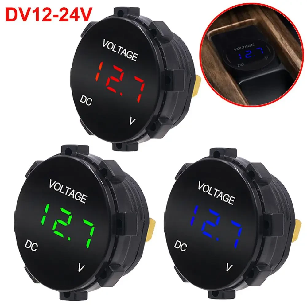 VoltMate LED Gauge | Waterproof Digital Voltage Display 6–30V