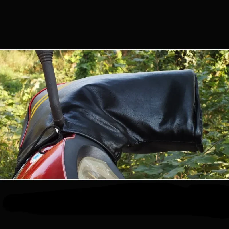 Winter Motorcycle Handlebar Muff – Waterproof Warm Scooter Cover
