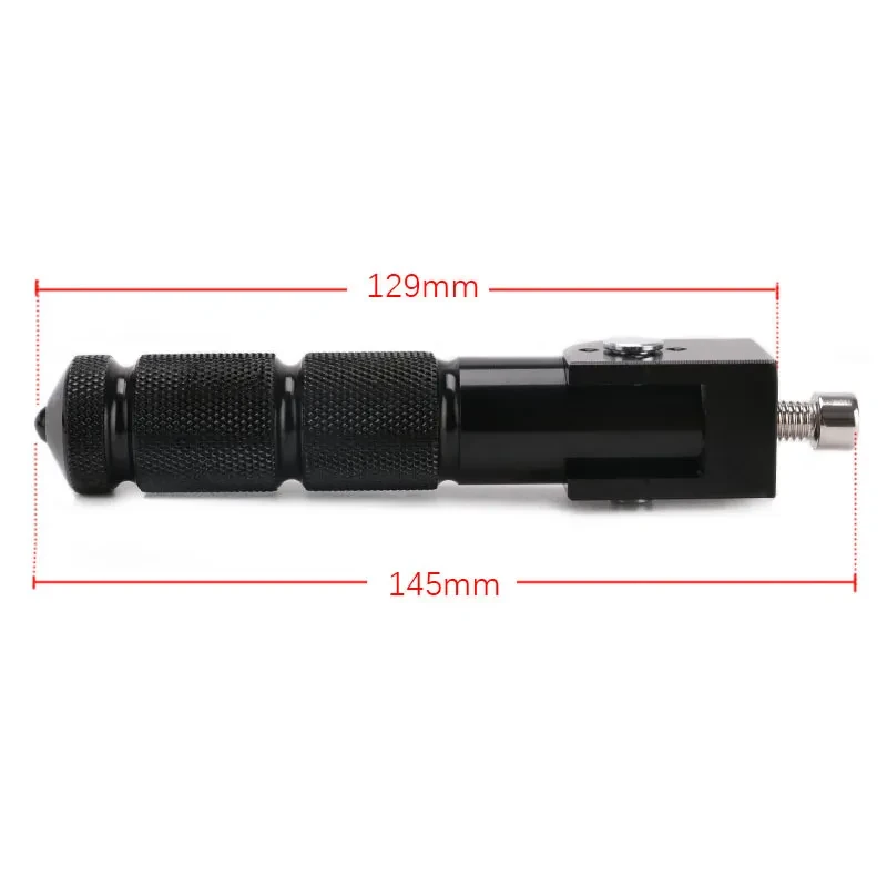 Universal Motorcycle Passenger Footpegs Anti Slip Rear Pedal Set