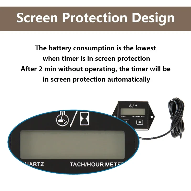 Motorcycle RPM Gauge Meter – Engine Speed Counter Display